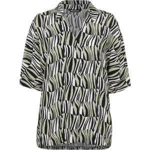 Whistles Checkerboard Tiger Boxy Shirt